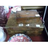 Walnut writing box and Rosewood box