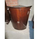 Georgian mahogany corner cupboard