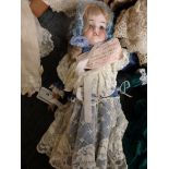 Bisque face Armand Marseille 390 doll 36cm height