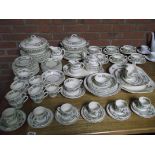 Spode 'Royal Jasmine' tea and dinner service