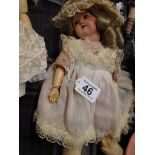 Doll marked Germany 58cm ht