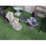 3 garden ornaments