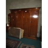 Victorian mahogany wardrobe app 6'7" width