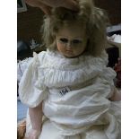 Large composite doll no visible markings 80cm ht