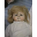 Composite face (damaged) doll 60cm ht