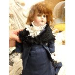 Bisque faced doll 47cm ht