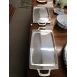 Plated tray x 2