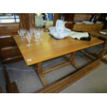 Yorkshire oak dining table 1m x 84cm