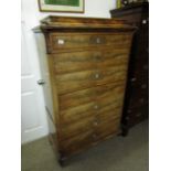 Walnut continental chest