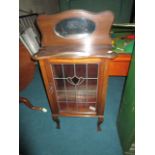 Leaded light display cabinet