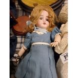 Bisque face doll marked France 40cm ht