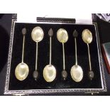 Birmingham Silver coffee spoons