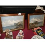 Pair of oils signed A H Vickers