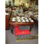 Victorian mahogany extending dining table 9'8" x 4'