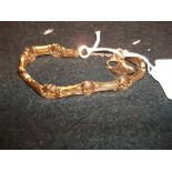 9ct gold bracelet 17g