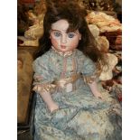 Bisque face doll 74cm ht