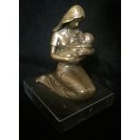 AFTER MILO, A BRONZE SCULPTURE OF A MOTHER AND CHILD