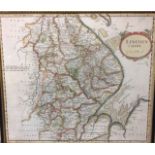 ROBERT MORDEN, A COLLECTION OF FOUR 17TH CENTURY AND LATER COLOURED ENGRAVINGS OF MAPS Norfolk by