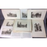 ARTHUR SPENCER, A COLLECTION OF EARLY 20TH CENTURY AND BLACK AND WHITE ENGRAVINGS Architectural