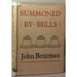 JOHN BETJEMAN, A FIRST EDITION HARDBACK BOOK 'Summoned by Bells', published by John Murray Albemarie