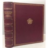 AN EARLY 20TH CENTURY LIMITED EDITION LEATHER BOUND BOOK 'Eighty Sketches in Watercolour from