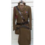 PARACHUTE REGIMENT ,A LATE 20th CENTURY COMPLETE BRITISH ARMY UNIFORM belonging to Warrent Officer,