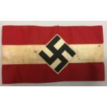 A HITLER YOUTH ARMBAND Three piece construction. Condition: good