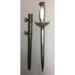 AN EICKHORN DIPLOMAT DRESS DAGGER Nice patina. Condition: small crack to grip