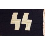 SS FLAG, 1942, BERLIN Double sided. (55cm x 100cm) Condition: very good