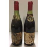 LOUIS LATOUR, TWO BOTTLES OF VINTAGE RED WINE To include a 1970 bottle of Louis Latour Gevrey-