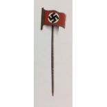 A GERMAN PATRIOTIC ENAMELLED PIN. Condition: good enamel