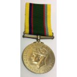 A CADET FORCES LONG SERVICE AND GOOD CONDUCT MEDAL AND RIBBON George VI, unnamed. Condition: very