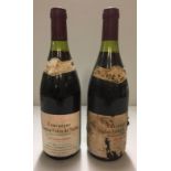 BOURGOGNE HAUTES CÔTES DE NUITS, 1976, TWO BOTTLES OF VINTAGE RED WINE Having a burgundy seal