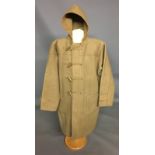 A WORLD WAR II DUFFLE COAT, 1941. Condition: minor moth nips