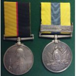 A QUEEN'S SUDAN MEDAL/KHEDIVES SUDAN MEDAL Clasp Khartoum, 1st Battalion Grenadier Guards, Harry