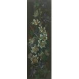 A PAIR OF HIGHLY DECORATIVE 20TH CENTURY SCHOOL OILS ON TEXTURED SURFACE Of summer hedgerow flowers,