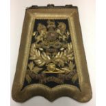 A ROYAL HORSE ARTILLERY SABRETACHE In bullion thread. Condition: very fine