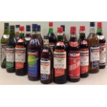A COLLECTION OF VINTAGE CINZANO VERMOUTH Including Bianco, Rosso, Extra Dry and Americano, along
