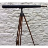 T. COOKE & SONS OF LONDON & YORK, A LATE 19TH CENTURY BRITISH MILITARY TWO DRAWER TELESCOPE With