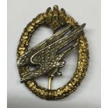 A GERMAN ARMY PARACHUTE BADGE Maker 'Deumer Berlin'. Condition: very good