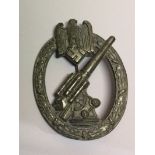 A WORLD WAR II GERMAN ARMY ANTI AIRCRAFT BADGE Maker marked. Condition: very good