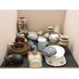 A quantity of Asian and other ceramics etc