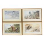 Alan B HaymanSix limited edition coloured prints of game birds, four framed, each signed in pencil