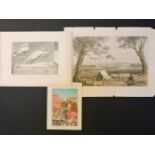 A collection of prints, in Indian and Afghan subjects, reproduction posters etc