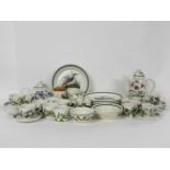 A Portmeirion 'Botanic Garden' tea set