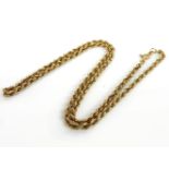 A 9ct gold rope chain necklace, 5.99g