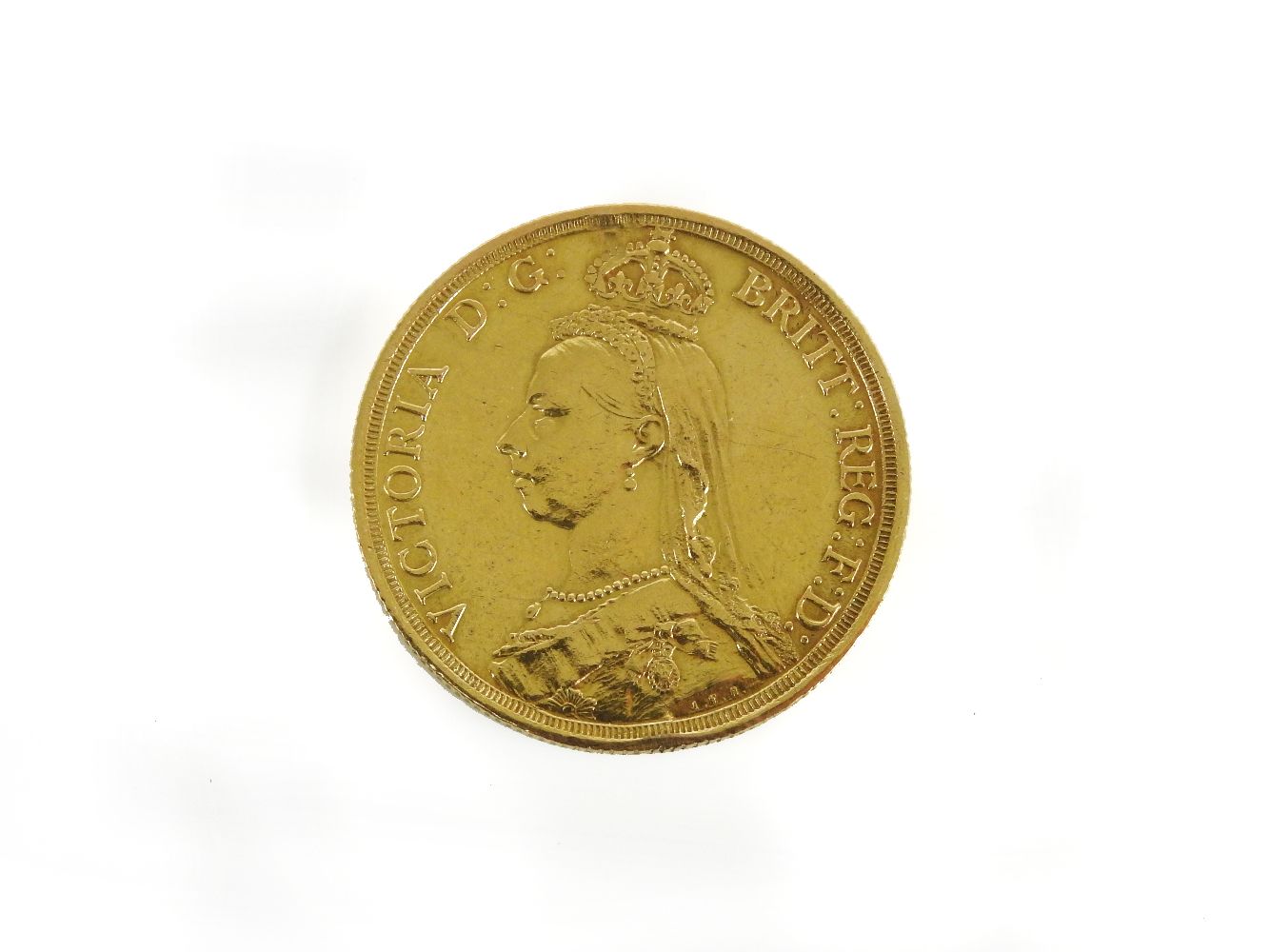 Victoria gold £2, 1887, Jubilee head - Image 2 of 2