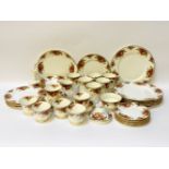 A quantity of Royal Albert Old Country Roses porcelain tea and dinner ware