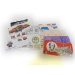 A large quantity of Queen Elizabeth II Isle of Man stamps, first day cover presentation packs etc