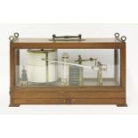 An Edwardian mahogany-cased barograph,by H Hughes & Son Ltd., Fenchurch St. No. 512, with